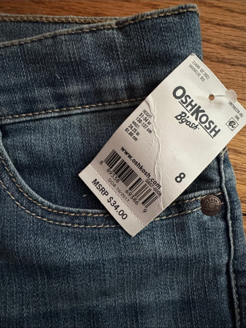 OshKosh B'gosh Women's Skinny Jeans in Dark Blue Wash